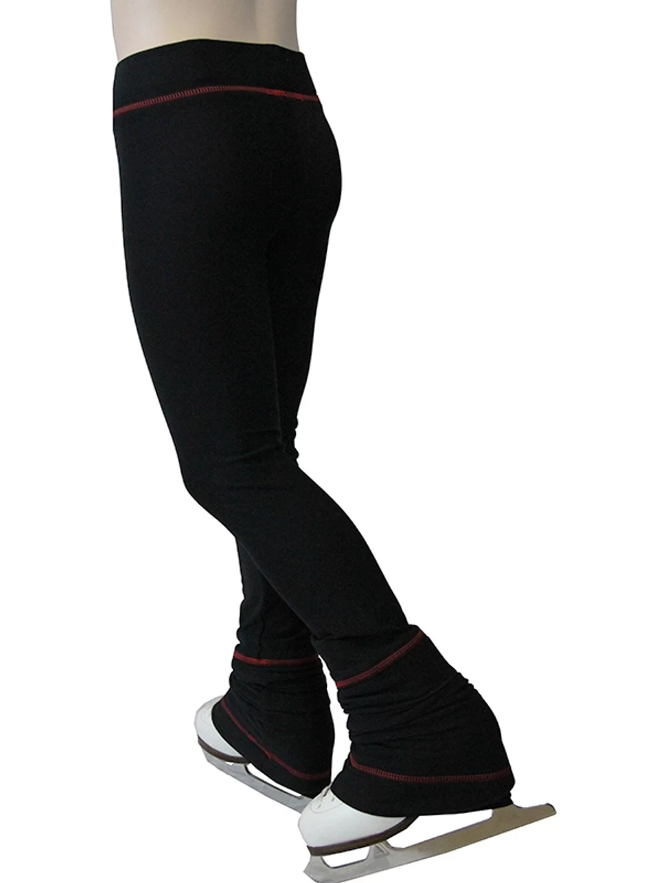IceDress - Sweatpants - Drape (Black With Red Stitching) 1 IceDress - Sweatpants - Drape (Black With Red Stitching)