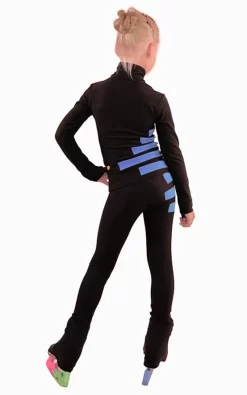 IceDress Figure Skating Outfit - Thermal - IceCode (Black With Blue) -Online Skating Store 07ef4291e795 51046 96425 09573.1582443428