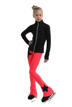 IceDress Figure Skating Outfit - Thermal - Disco Dance (Black With Hot Coral) -Online Skating Store 0c46fa055f61 41047 31657.1582469770