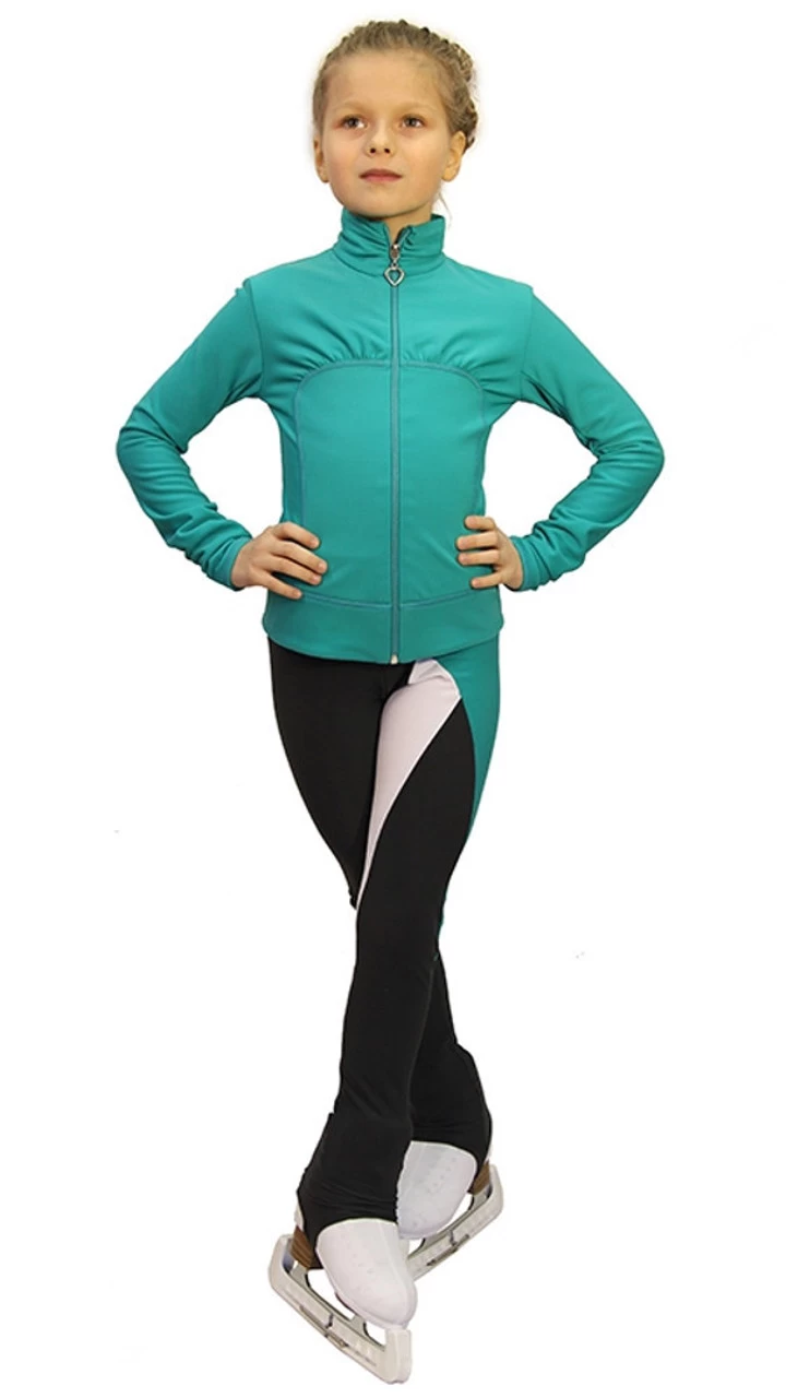 IceDress Figure Skating Outfit - Thermal - Twizzle-8 (Mint) 1 IceDress Figure Skating Outfit - Thermal - Twizzle-8 (Mint)