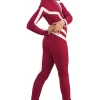 IceDress Figure Skating Outfit - Thermal - Vanguard - Sport (Bordeaux With White)