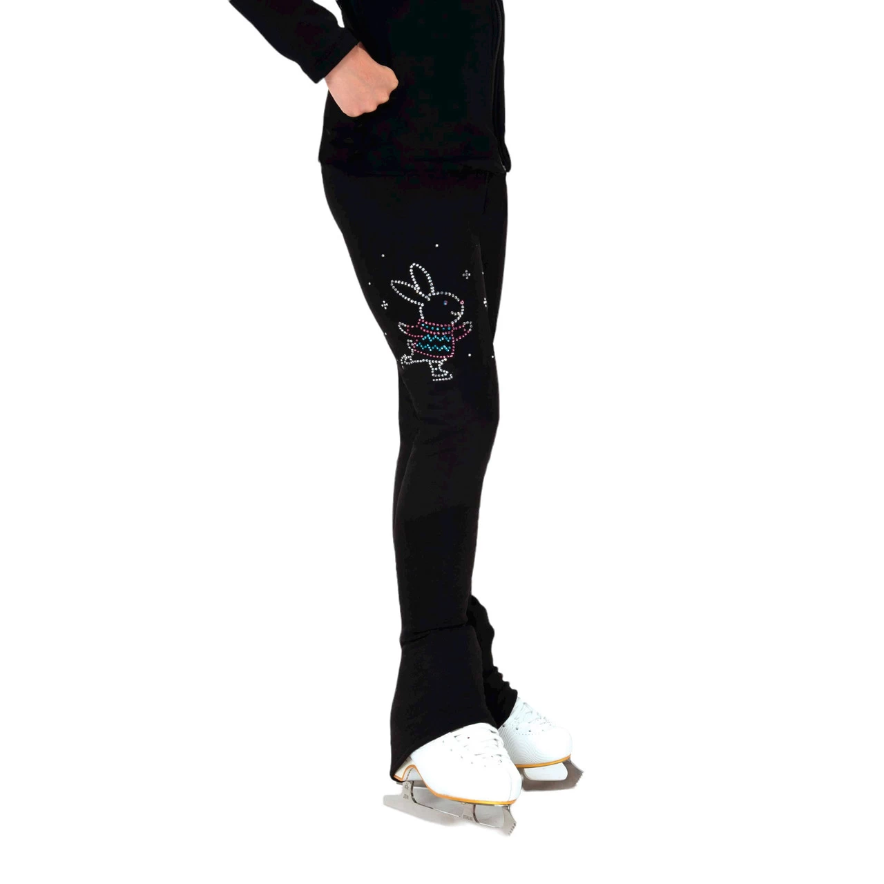 Jerry's S170 Figure Skating Critter Crystal Legging - Skating Bunny 1 Jerry's S170 Figure Skating Critter Crystal Legging - Skating Bunny