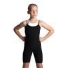 IceDress - Two-color Figure Skating Cami Top (Black And White)