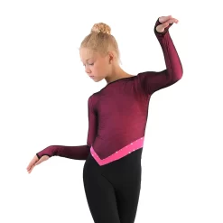 IceDress - Figure Skating Training Overalls - Vector (Pink)
