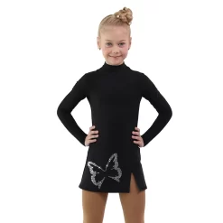 IceDress - Figure Skating Skirts - Rogue (Black With Big Butterfly ) -Online Skating Store 16d7a2e373a0 54883 71583 42347.1582519598