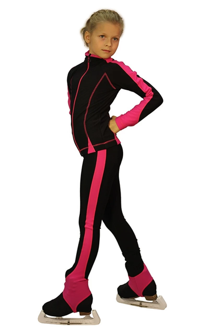 IceDress Ice Skating Outfit-Bracket (25% OFF, Black With Fuchsia Line) 1 IceDress Ice Skating Outfit-Bracket (25% OFF, Black With Fuchsia Line)
