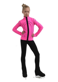 IceDress Figure Skating Jacket - Thermal - Kant (Hot Pink With Black) -Online Skating Store 1 18423 04813 03311.1582511645