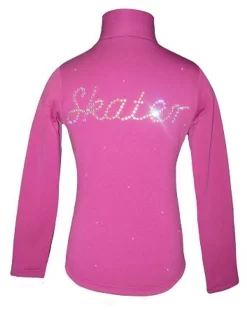 Purple Ice Skating Jacket With "Skater" Applique