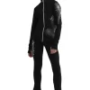IceDress Figure Skating Jacket - Thermal - Firebird (Black)