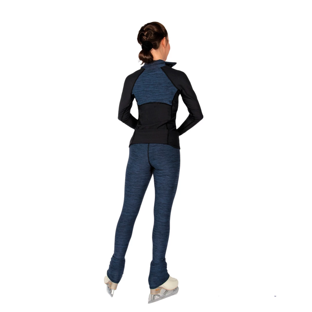 Jerry's S207 Core Ice Figure Skating Jacket Shadow - Blue 2 Jerry's S207 Core Ice Figure Skating Jacket Shadow - Blue - Image 2