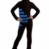 IceDress Figure Skating Outfit - Thermal - IceCode (Black With Blue)