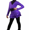 IceDress - Figure Skating Skirts - Lambada (25% OFF, Size CL, Purple)