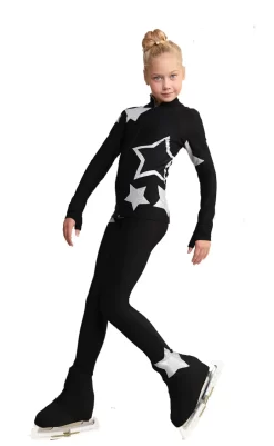 IceDress Figure Skating Jacket - Thermal - Star Sky (Black With Silver) -Online Skating Store 234cf63d2bd4 04605 60433.1601498550