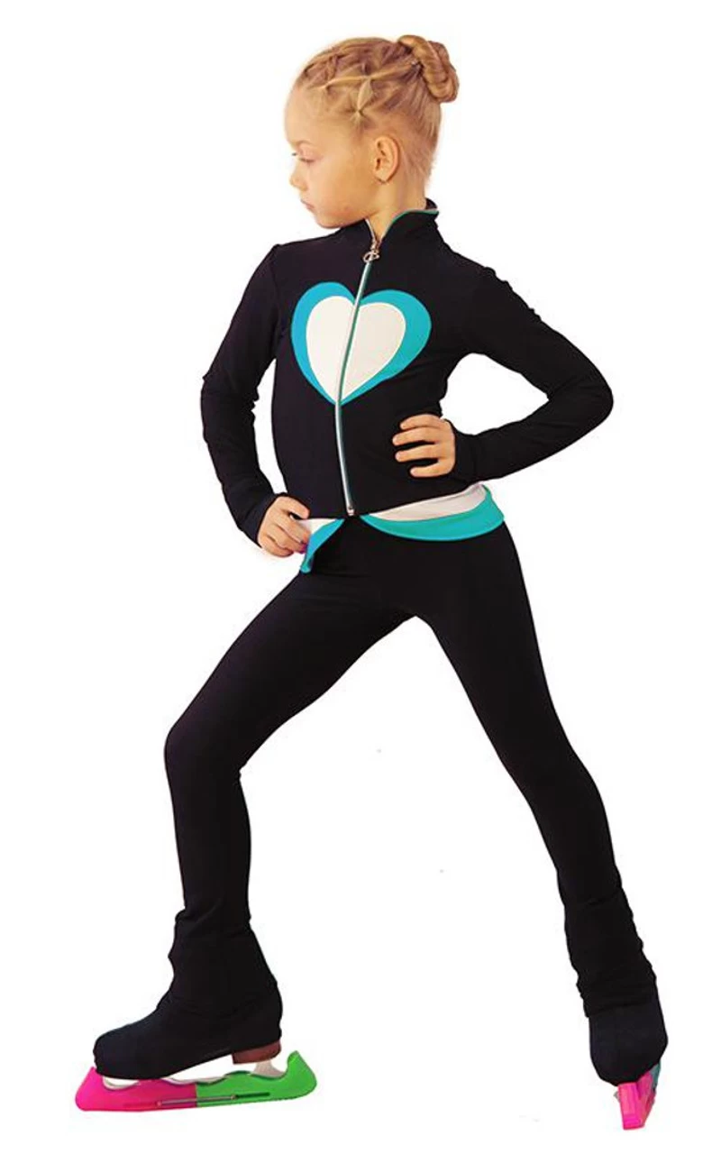 IceDress Figure Skating Outfit - Thermal - Tutti Frutti(40% OFF, Size AM, Black, Turquoise, White) 2 IceDress Figure Skating Outfit - Thermal - Tutti Frutti(40% OFF, Size AM, Black, Turquoise, White) - Image 2