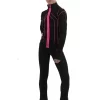IceDress Figure Skating Jacket - Thermal - Kant (Black With Hot Pink)