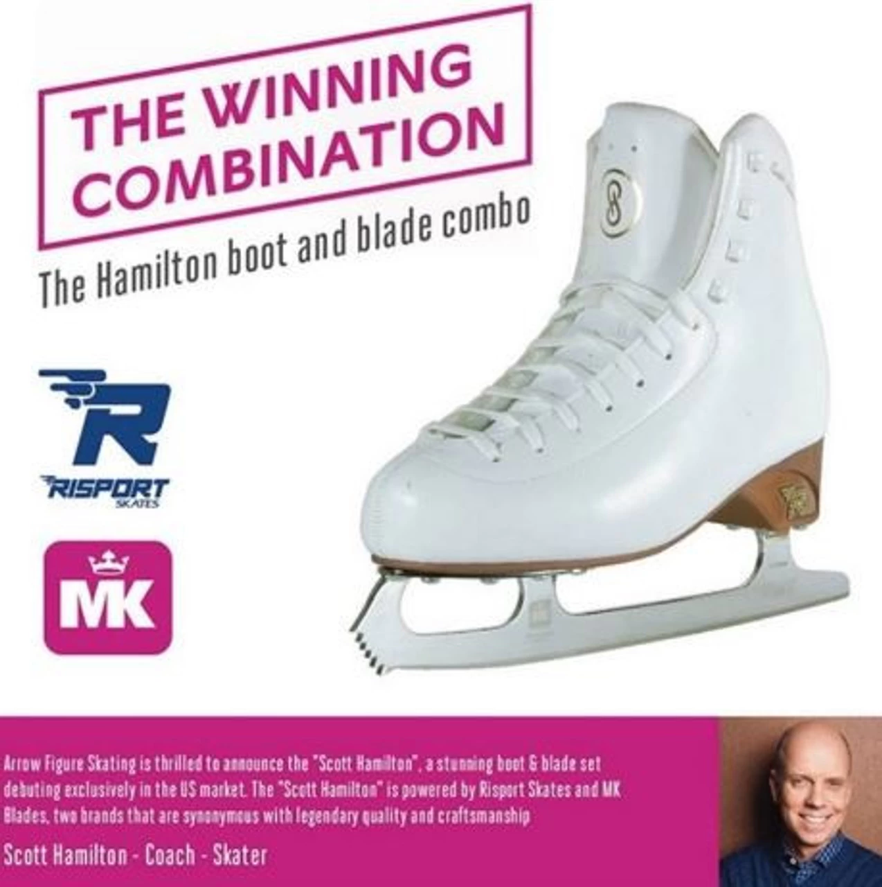 Risport Scott Hamilton Ice Skates- Size Size 280 (US Woman 10) Only (Refurbished) 5 Risport Scott Hamilton Ice Skates- Size Size 280 (US Woman 10) Only (Refurbished) - Image 5