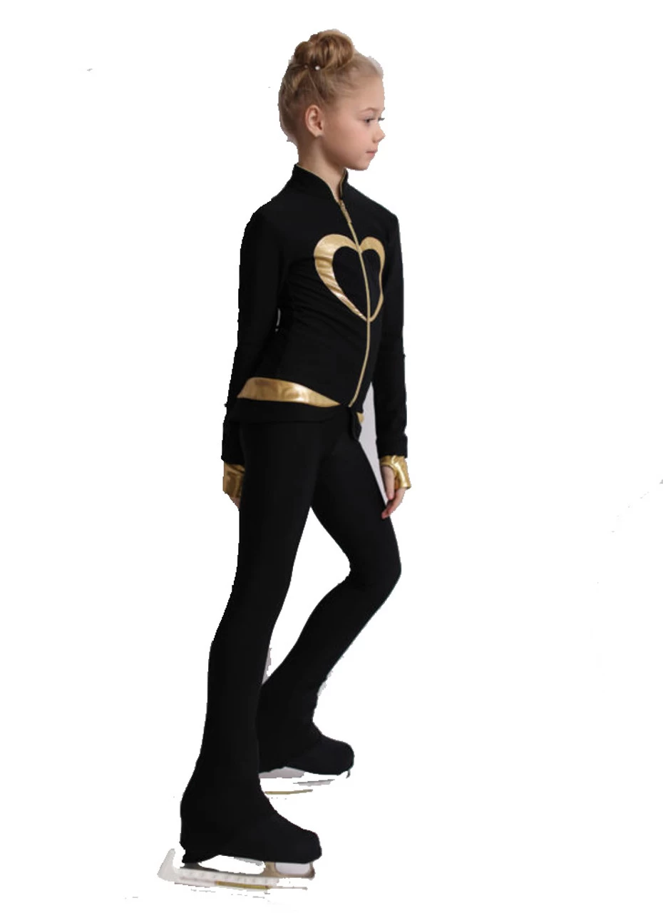 IceDress Figure Skating Outfit - Thermal - Tutti Frutti(15% OFF, Size CL, Black With Gold) 3 IceDress Figure Skating Outfit - Thermal - Tutti Frutti(15% OFF, Size CL, Black With Gold) - Image 3
