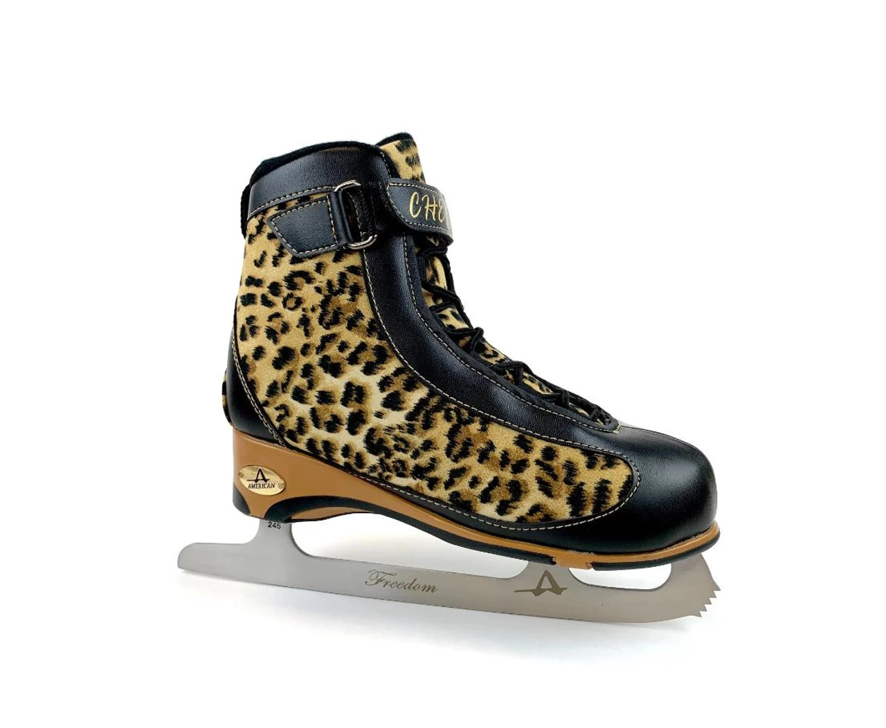 American Athletic -Soft Boot Cheetah Figure Skates 2 American Athletic -Soft Boot Cheetah Figure Skates - Image 2