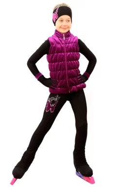 IceDress Figure Skating Vest - Thermal - Velvet (Fuchsia) -Online Skating Store 2 67392 34895 46278 82303.1582510593