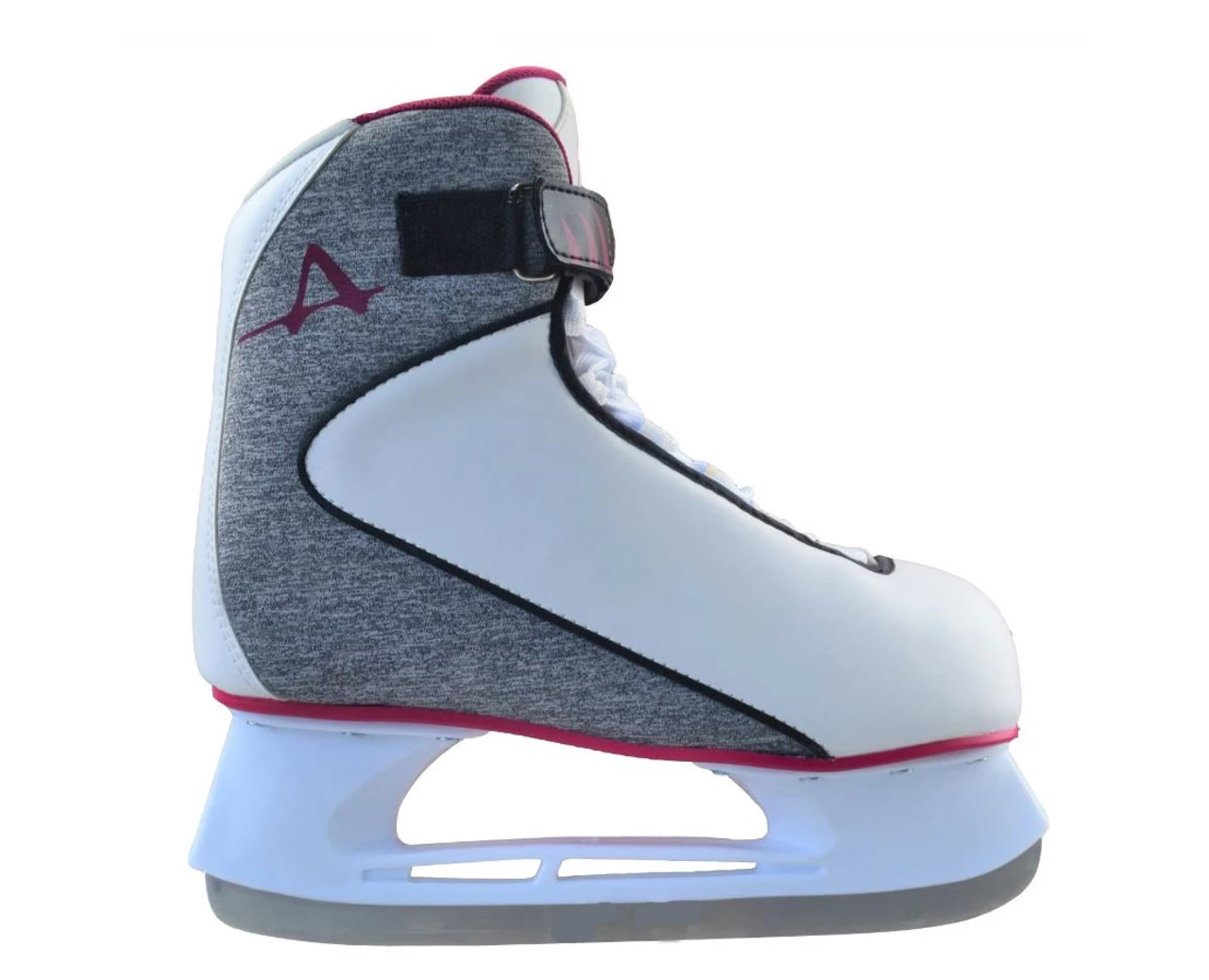 American Athletic -Soft Boot Hockey Skate -Women's (White And Grey) 2 American Athletic -Soft Boot Hockey Skate -Women's (White And Grey) - Image 2