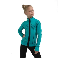 IceDress Figure Skating Jacket - Thermal - Kant (Mint With Black) -Online Skating Store 2 91908 08306 74510.1582511102
