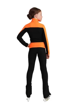 IceDress Figure Skating Pants - Thermal - Bubble Gum (Black, Fluorescent Orange) -Online Skating Store 2fdeeba2a8de 97301 42226 32201.1601498555