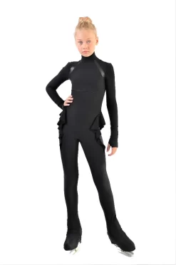 IceDress - Figure Skating Training Overalls - Galaxy (Black)