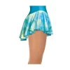 Jerry's 317 Glitter Tie Dye Figure Skating Skirts - Ocean