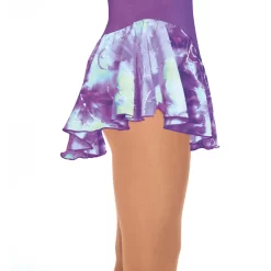 Jerry's 317 Glitter Tie Dye Figure Skating Skirts - Purple