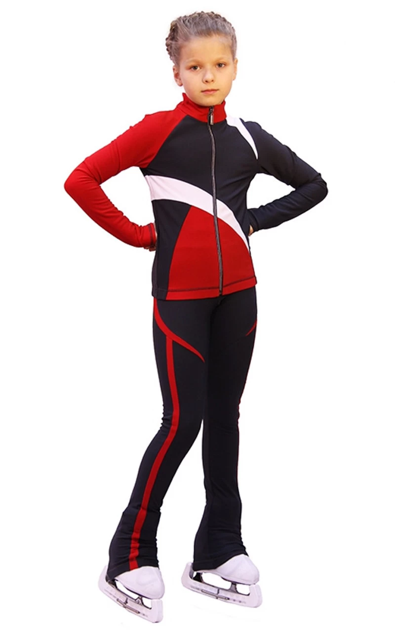 IceDress - IceDress Figure Skating Thermal Jacket - Split (Gray) 1 IceDress - IceDress Figure Skating Thermal Jacket - Split (Gray)