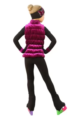 IceDress Figure Skating Vest - Thermal - Velvet (Fuchsia) -Online Skating Store 3 29794 72569 19778.1582487710