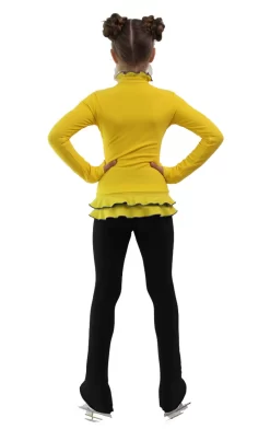 IceDress Figure Skating Jacket - Thermal - Minx (Yellow, Cornflower, Black) -Online Skating Store 3 82960 17039 80037.1582541104