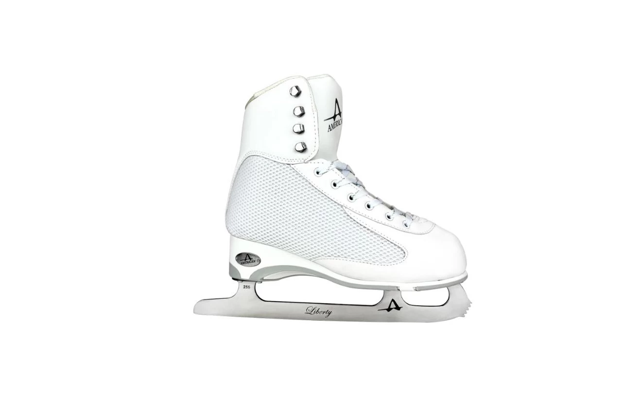 American Athletic -White Ice Figure Skates - Women's 2 American Athletic -White Ice Figure Skates - Women's - Image 2