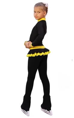 IceDress - Figure Skating Training Overalls - Valley (Black With Yellow) -Online Skating Store 3a1ba233b47d 55725 00039.1582497492
