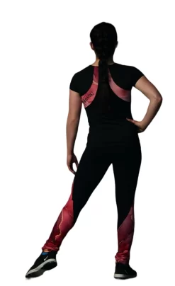 Elite Xpression - High Waist Black Legging - Marbled Coral -Online Skating Store 4 PhotoRoom.1685363603 10287.1685365452