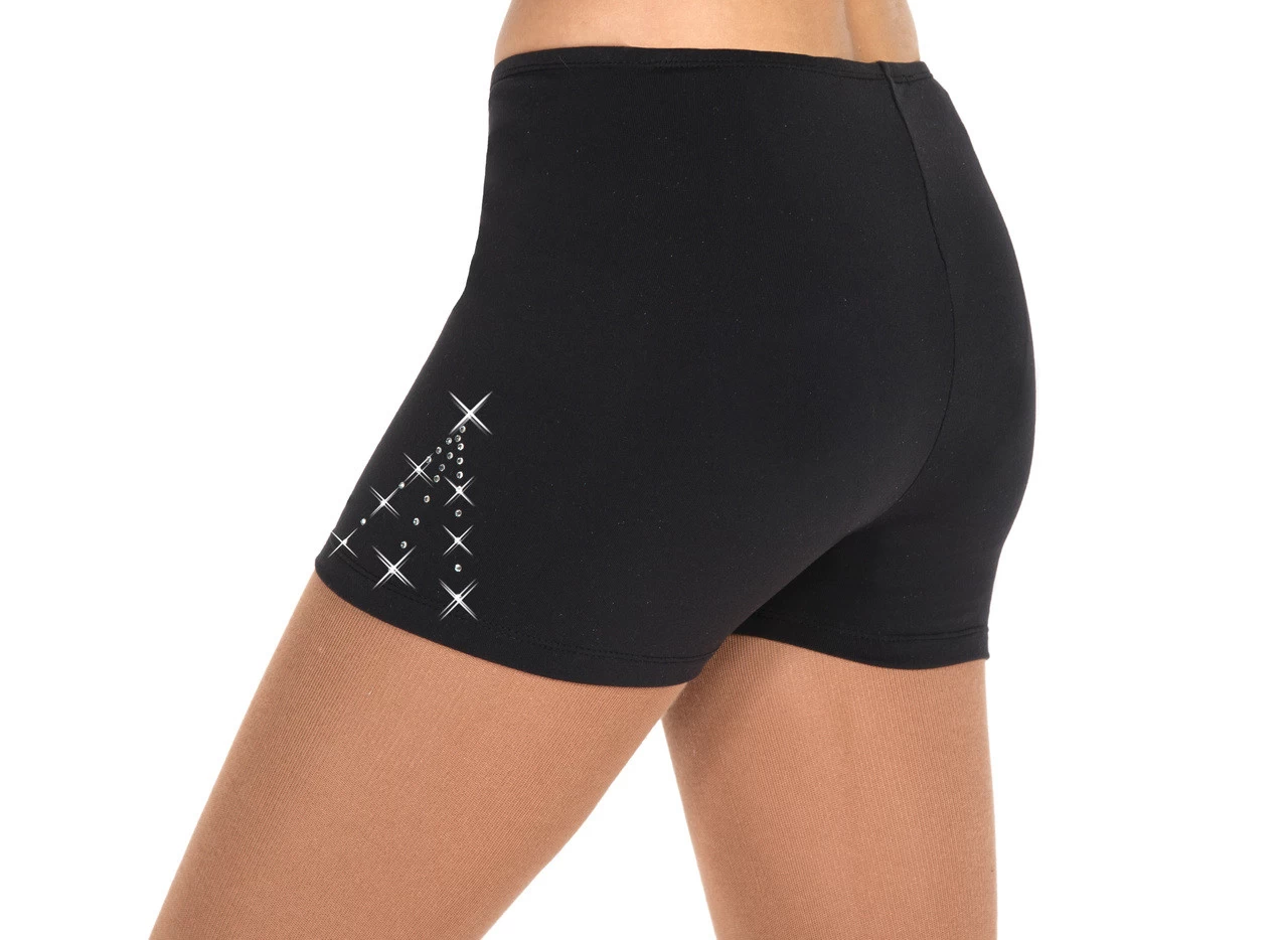 453 Crystal Supplex Ice Skating Shorts 1 453 Crystal Supplex Ice Skating Shorts