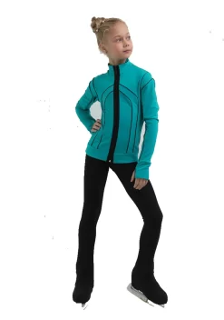 IceDress Figure Skating Pants - Thermal - Kant (Mint With Black) -Online Skating Store 4 05044 11411.1582495351