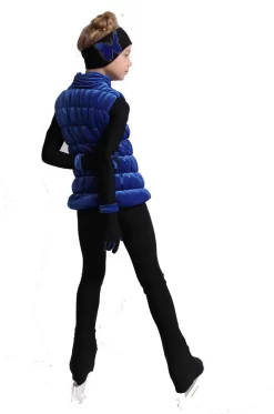 IceDress Figure Skating Vest - Thermal - Velvet (Cornflower) -Online Skating Store 4 74885 95760 90497.1582457820