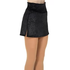Jerry's 514 Shimmer Velvet Box Figure Skating Skirts - Black