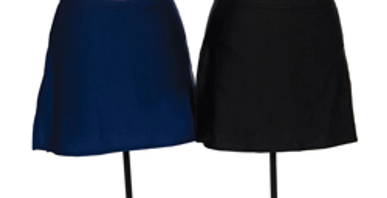 516 Jerry's Lycra Box Skirts - Navy Blue 1 516 Jerry's Lycra Box Skirts - Navy Blue