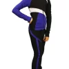 IceDress - IceDress Figure Skating Thermal Jacket - Split (Cornflower Blue)