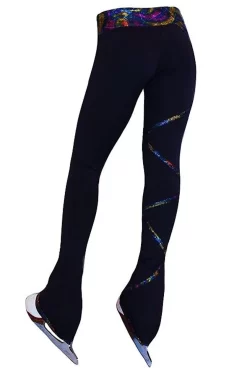 Criss Cross Poly/Spandex Stardust Sparkle Ice Skating Pants XP230 -Online Skating Store 5 01640.1667940538