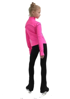 IceDress Figure Skating Jacket - Thermal - Kant (Hot Pink With Black) -Online Skating Store 5 04575 76559 07136.1582511645