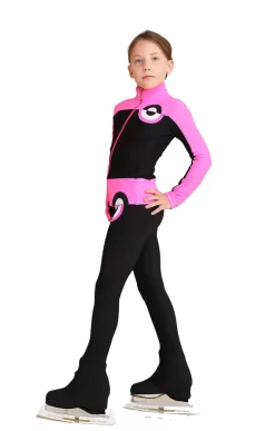 IceDress Figure Skating Pants - Thermal - Bubble Gum (Black, Hot Pink) -Online Skating Store 5 16790 85238 28559.1601498559
