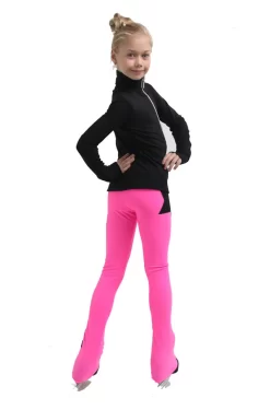 IceDress Figure Skating Jacket - Thermal - Disco Dance (Black With Hot Pink) -Online Skating Store 5 41846 26643.1582481268