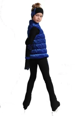 IceDress Figure Skating Vest - Thermal - Velvet (Cornflower) -Online Skating Store 5 46991 51921 22922.1582457820