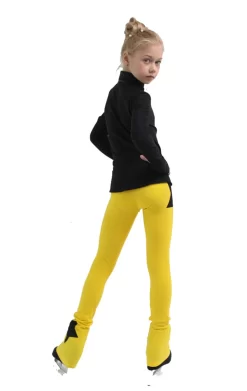 IceDress Figure Skating Jacket - Thermal - Disco Dance (Black With Yellow) -Online Skating Store 5 70504 89071 22703.1582516705