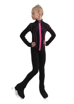 IceDress Figure Skating Jacket - Thermal - Kant (Black With Hot Pink) -Online Skating Store 5 82503 72327.1582456410