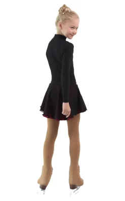 IceDress - Figure Skating Skirts - Harmony (Black With Fuchsia ) -Online Skating Store 5c42aed3bad8 76533 31300 70257.1582518054