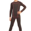 IceDress - Figure Skating Thermal Underwear For Boys (25% OFF, Size CXS, Dark Grey Melange With Red Stitchingark Grey Melange With Red Stitching)